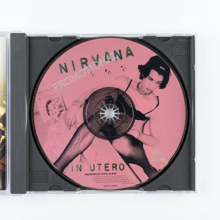Nirvana In Utero promotional CD from the Owl and Twig collection, marked for promotional use only