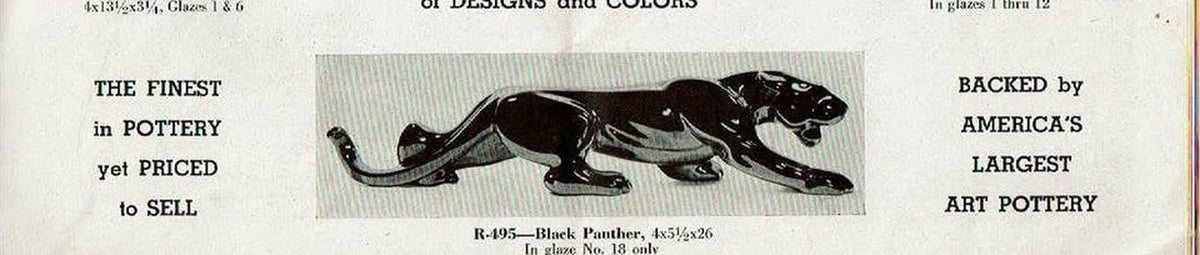 The Haeger black panther: ten models, three sizes, and how to tell which one you have