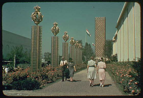 A view of the 1939 New York World's Fair