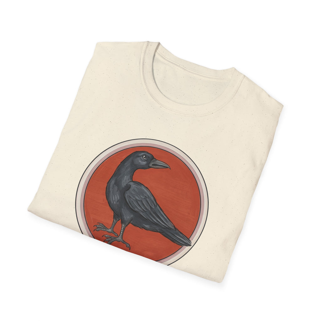 Medieval Crow T-Shirt — Bestiary Raven Roundel Graphic Tee