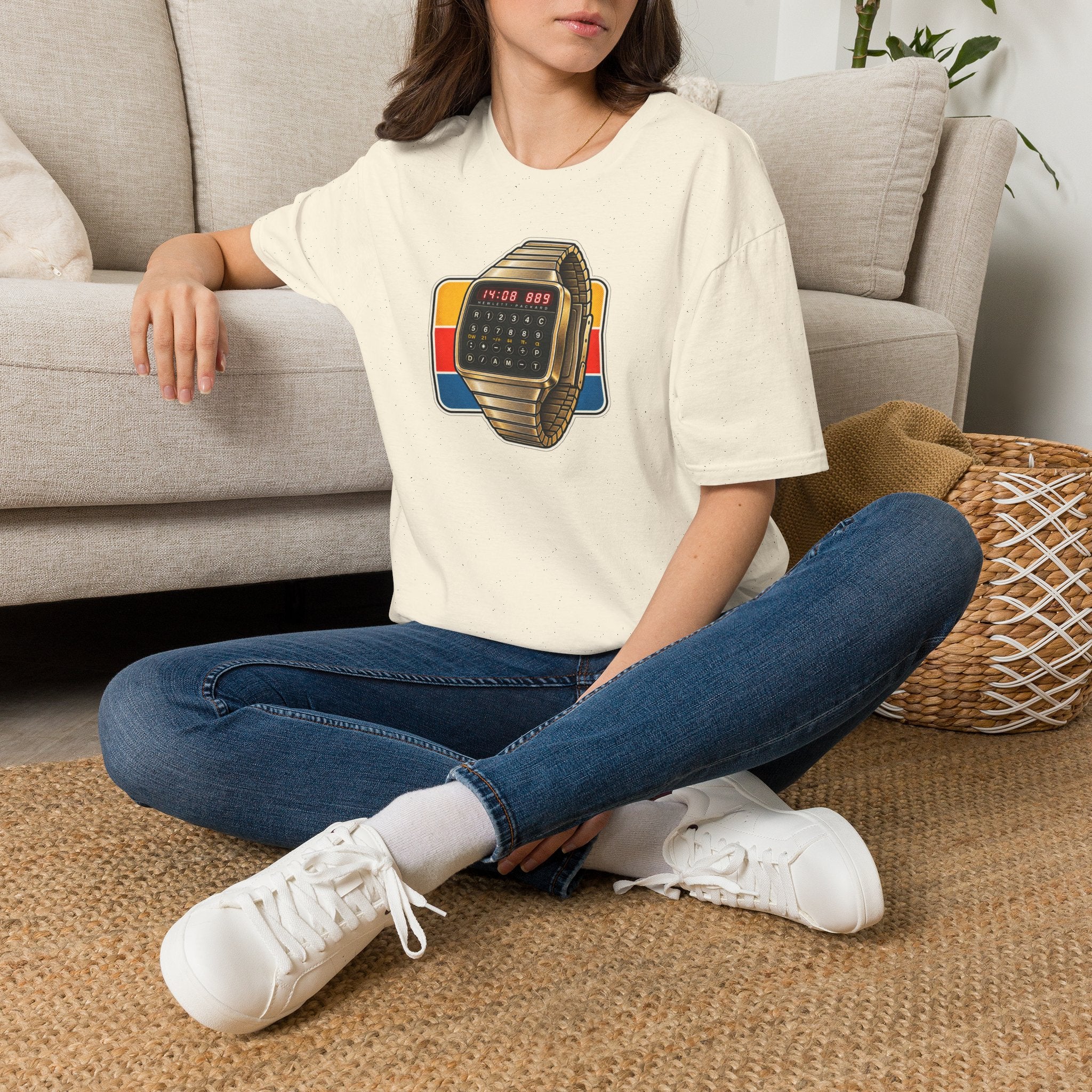 HP-01 Calculator Watch Tee