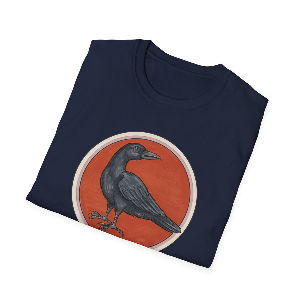 Medieval Crow T-Shirt — Bestiary Raven Roundel Graphic Tee