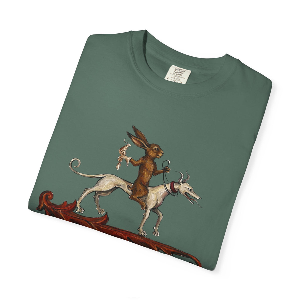 Mythic Fox Rider T-Shirt — Vintage Folklore Graphic Tee