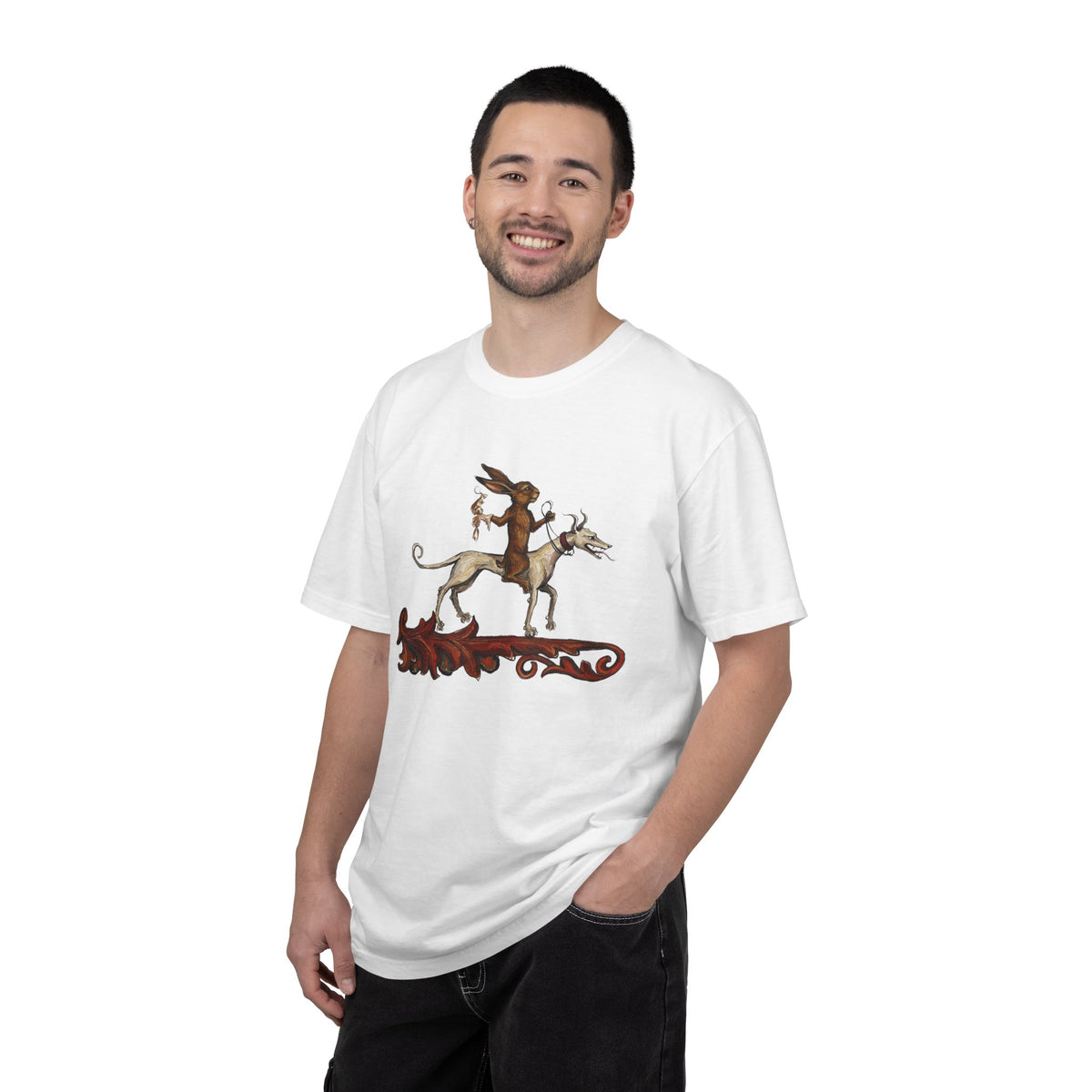 Mythic Fox Rider T-Shirt — Vintage Folklore Graphic Tee