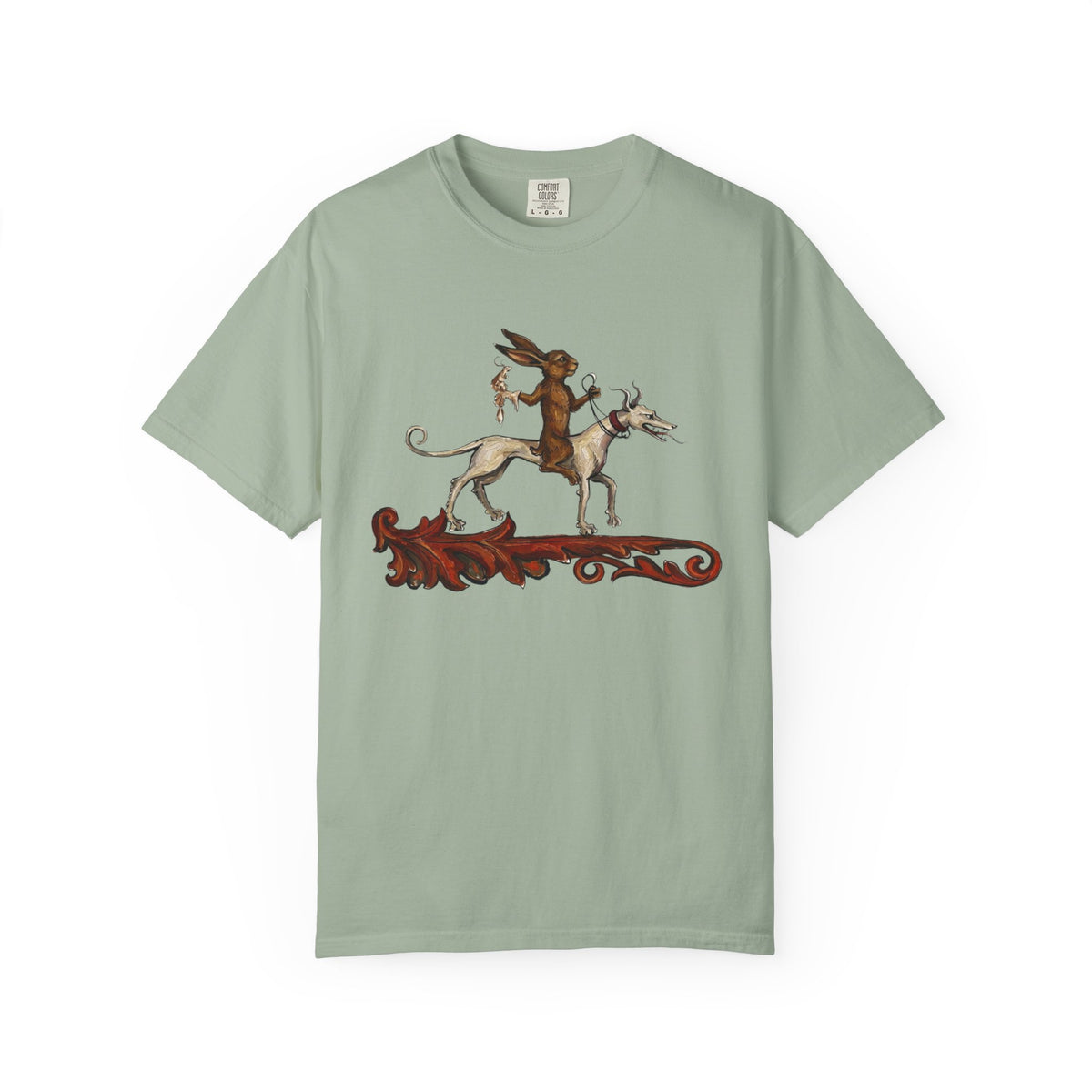 Mythic Fox Rider T-Shirt — Vintage Folklore Graphic Tee