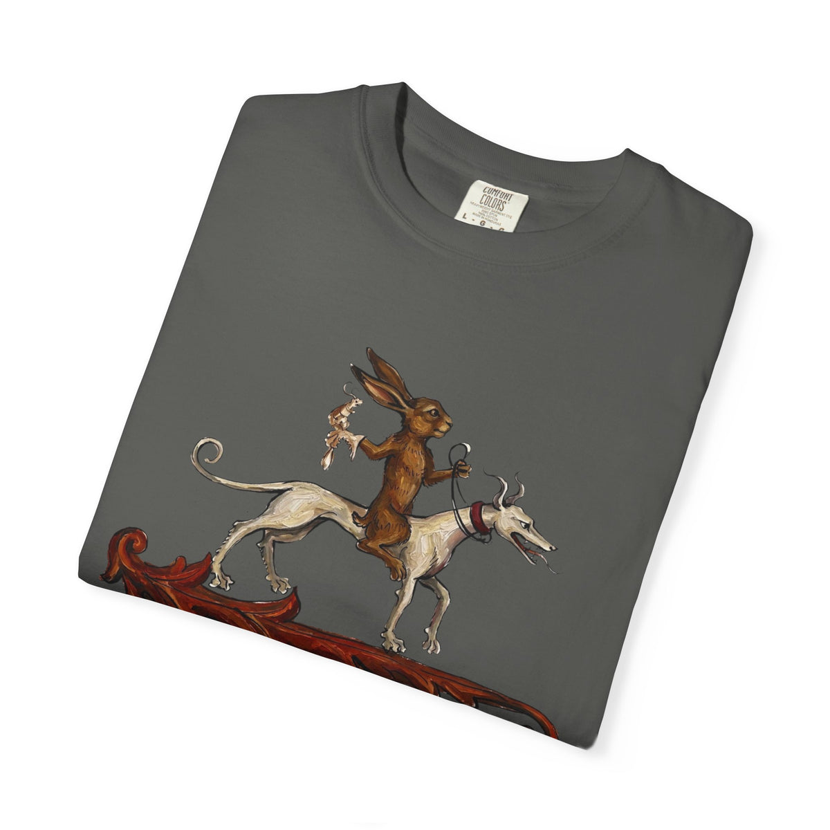 Mythic Fox Rider T-Shirt — Vintage Folklore Graphic Tee