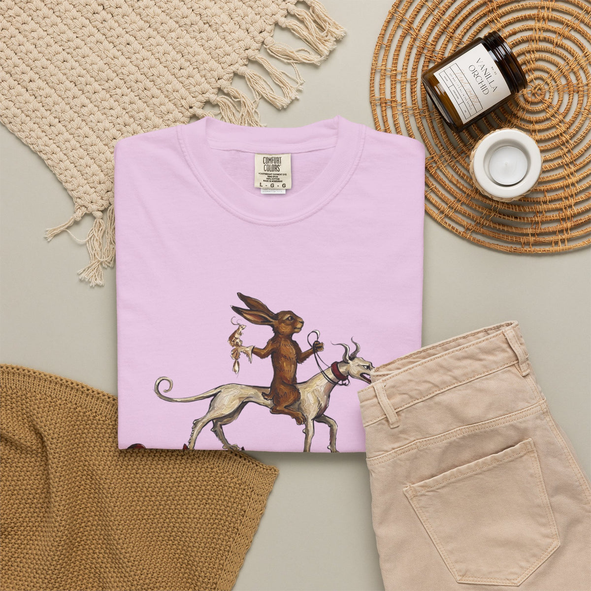 Mythic Fox Rider T-Shirt — Vintage Folklore Graphic Tee