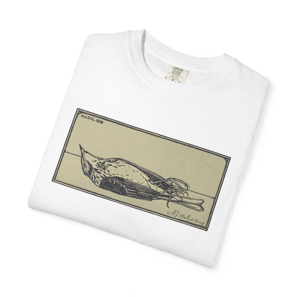 Narwhal Sketch Graphic T-Shirt — Vintage Marine Illustration Tee
