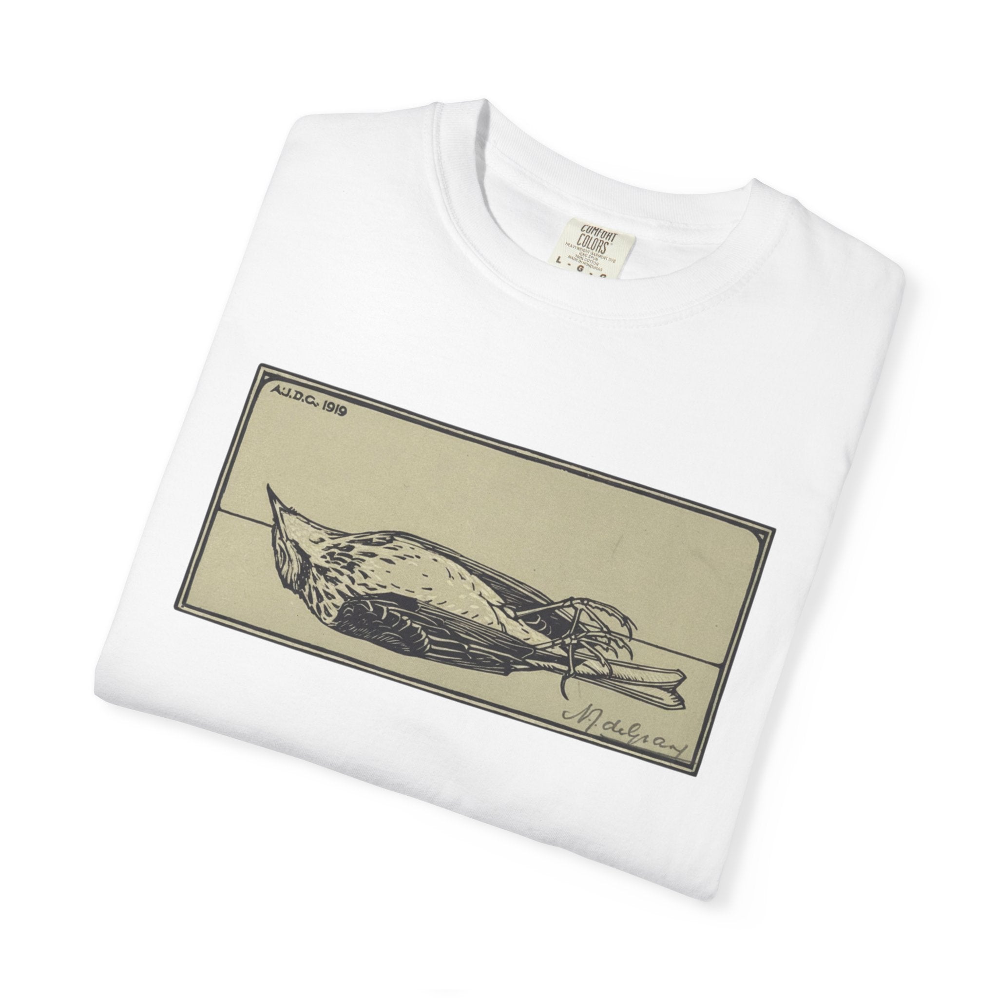 Narwhal Sketch Graphic T-Shirt — Vintage Marine Illustration Tee