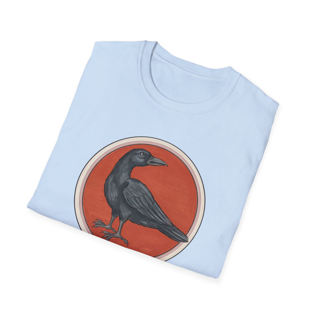 Medieval Crow T-Shirt — Bestiary Raven Roundel Graphic Tee