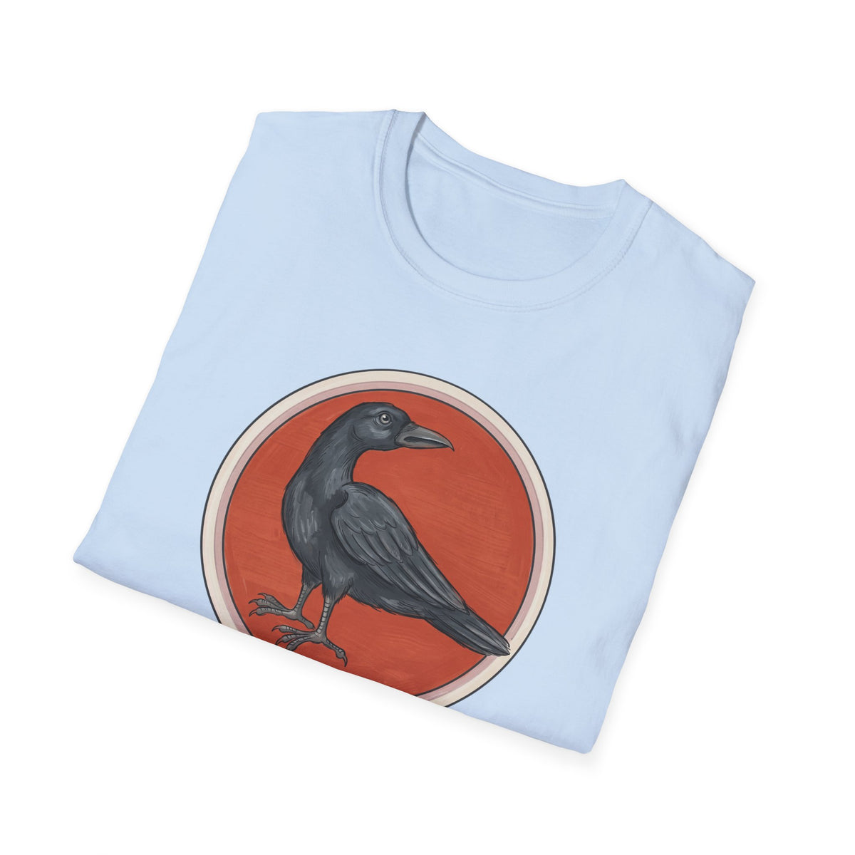 Medieval Crow T-Shirt — Bestiary Raven Roundel Graphic Tee