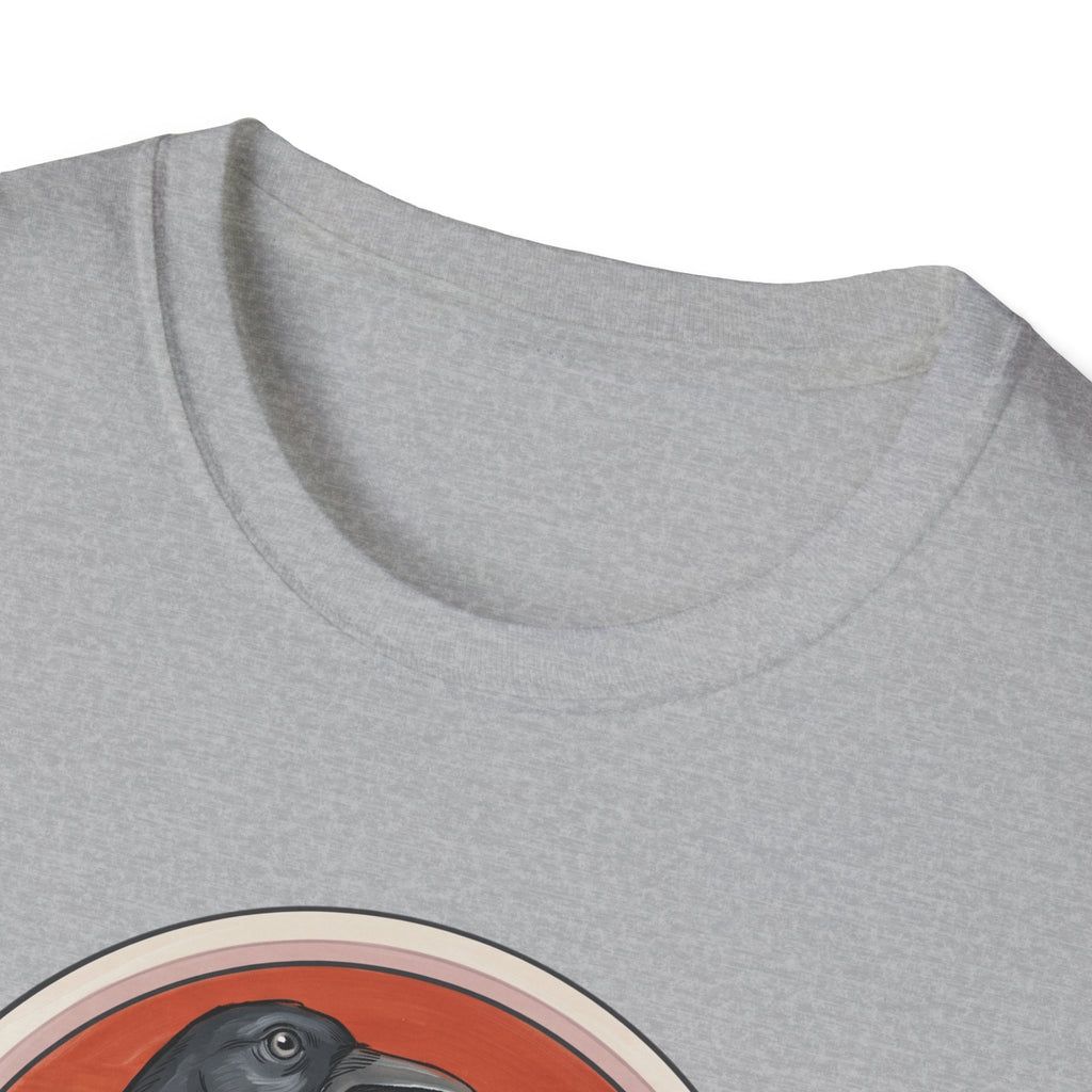 Medieval Crow T-Shirt — Bestiary Raven Roundel Graphic Tee
