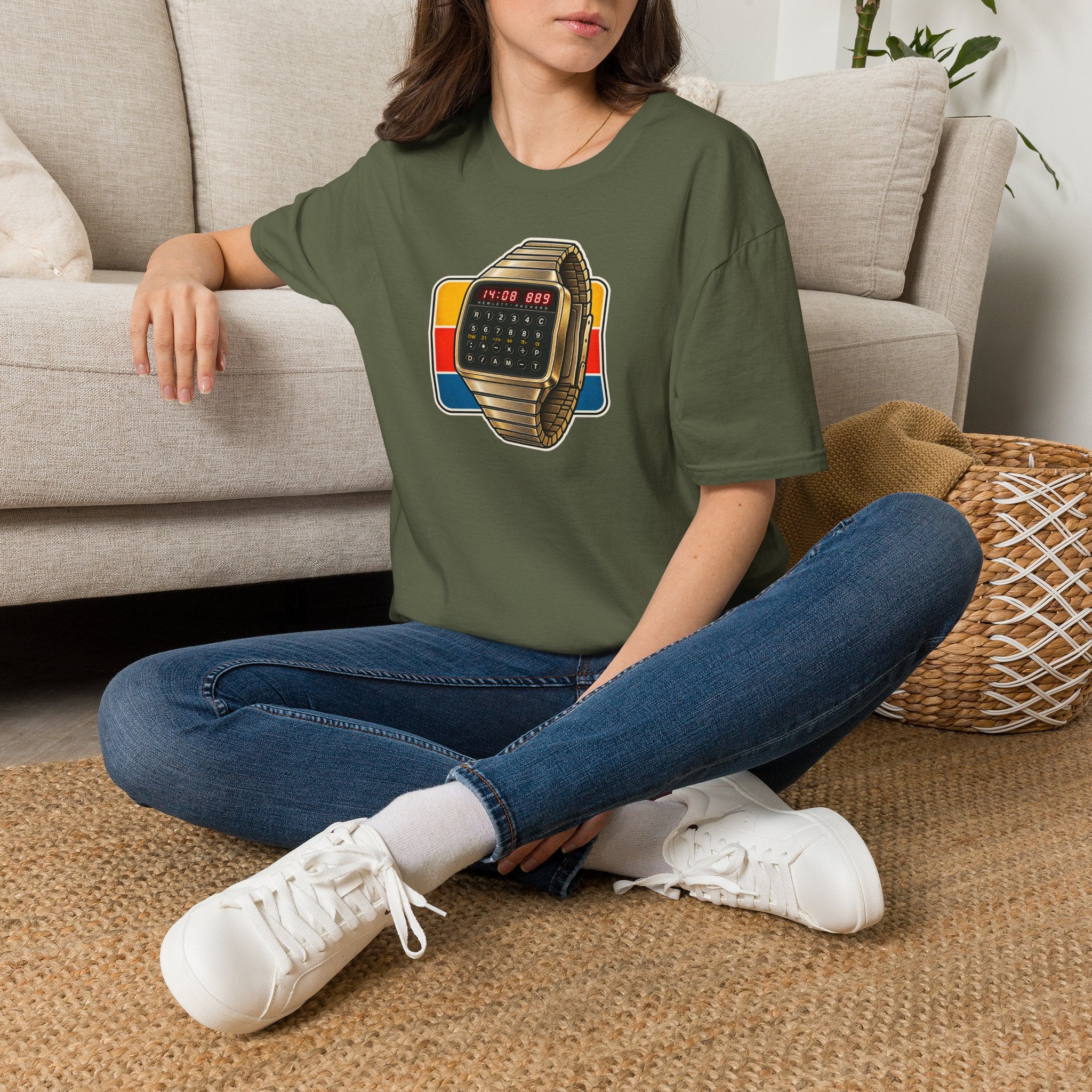 HP-01 Calculator Watch Tee