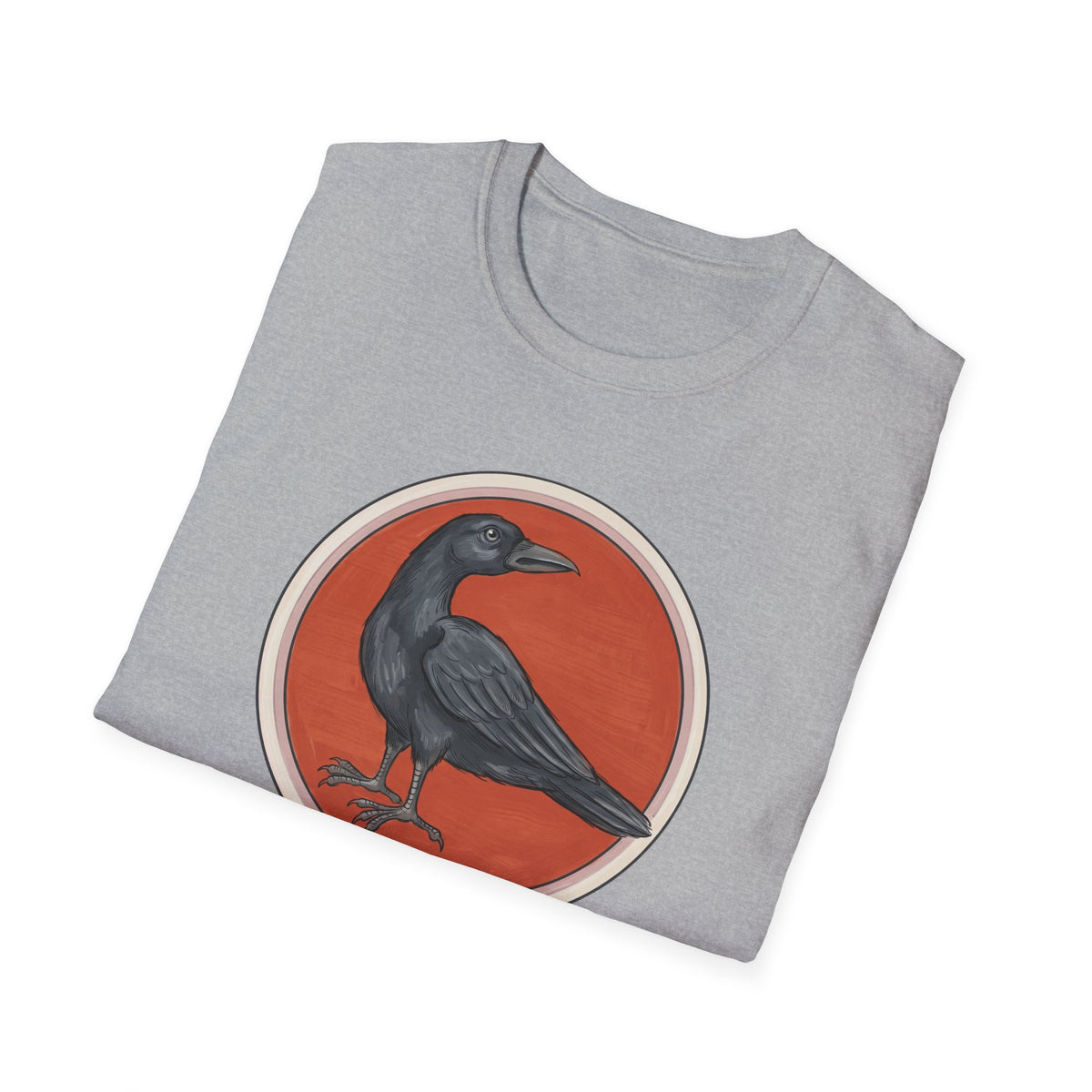 Medieval Crow T-Shirt — Bestiary Raven Roundel Graphic Tee