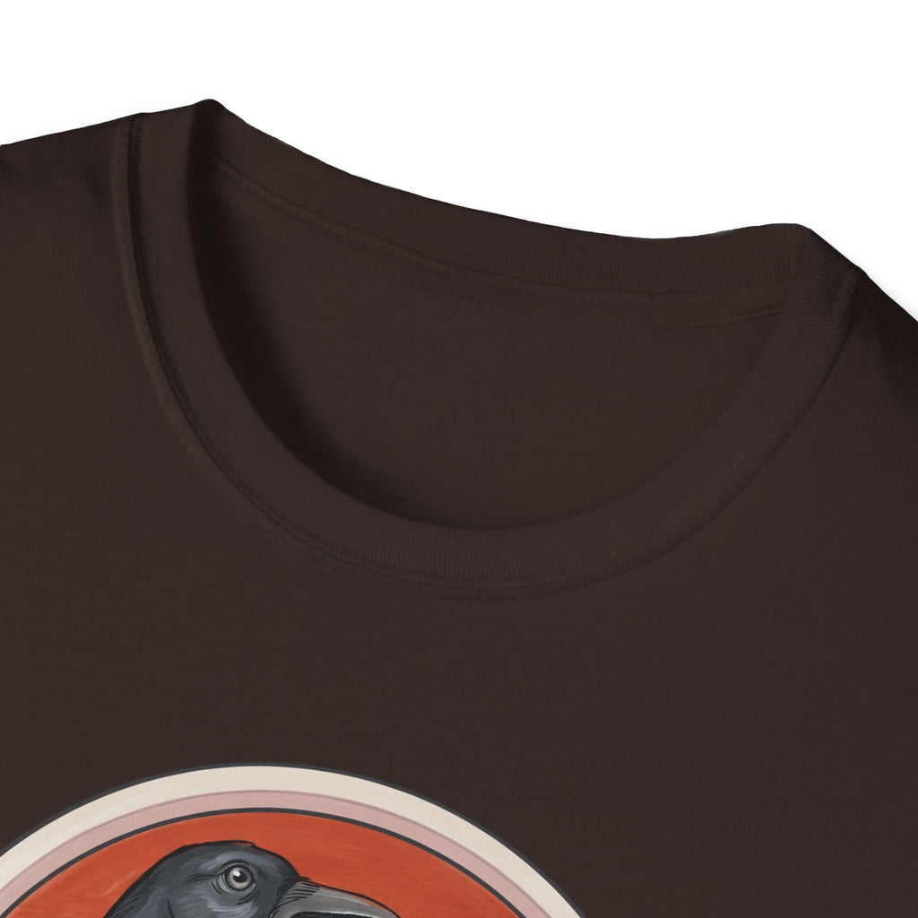 Medieval Crow T-Shirt — Bestiary Raven Roundel Graphic Tee