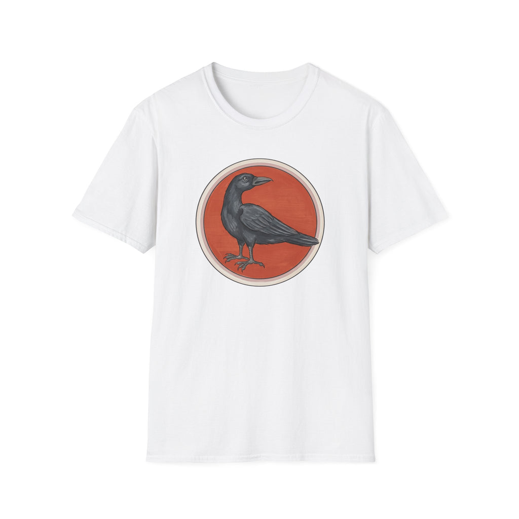 Medieval Crow T-Shirt — Bestiary Raven Roundel Graphic Tee