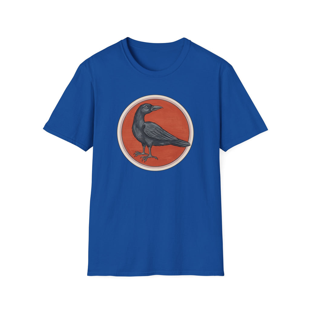 Medieval Crow T-Shirt — Bestiary Raven Roundel Graphic Tee