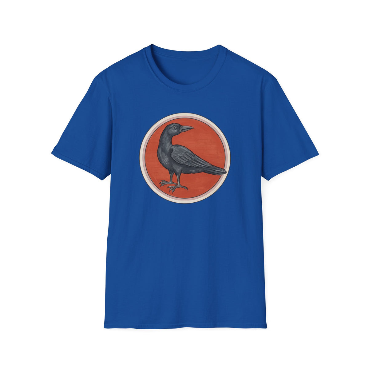 Medieval Crow T-Shirt — Bestiary Raven Roundel Graphic Tee