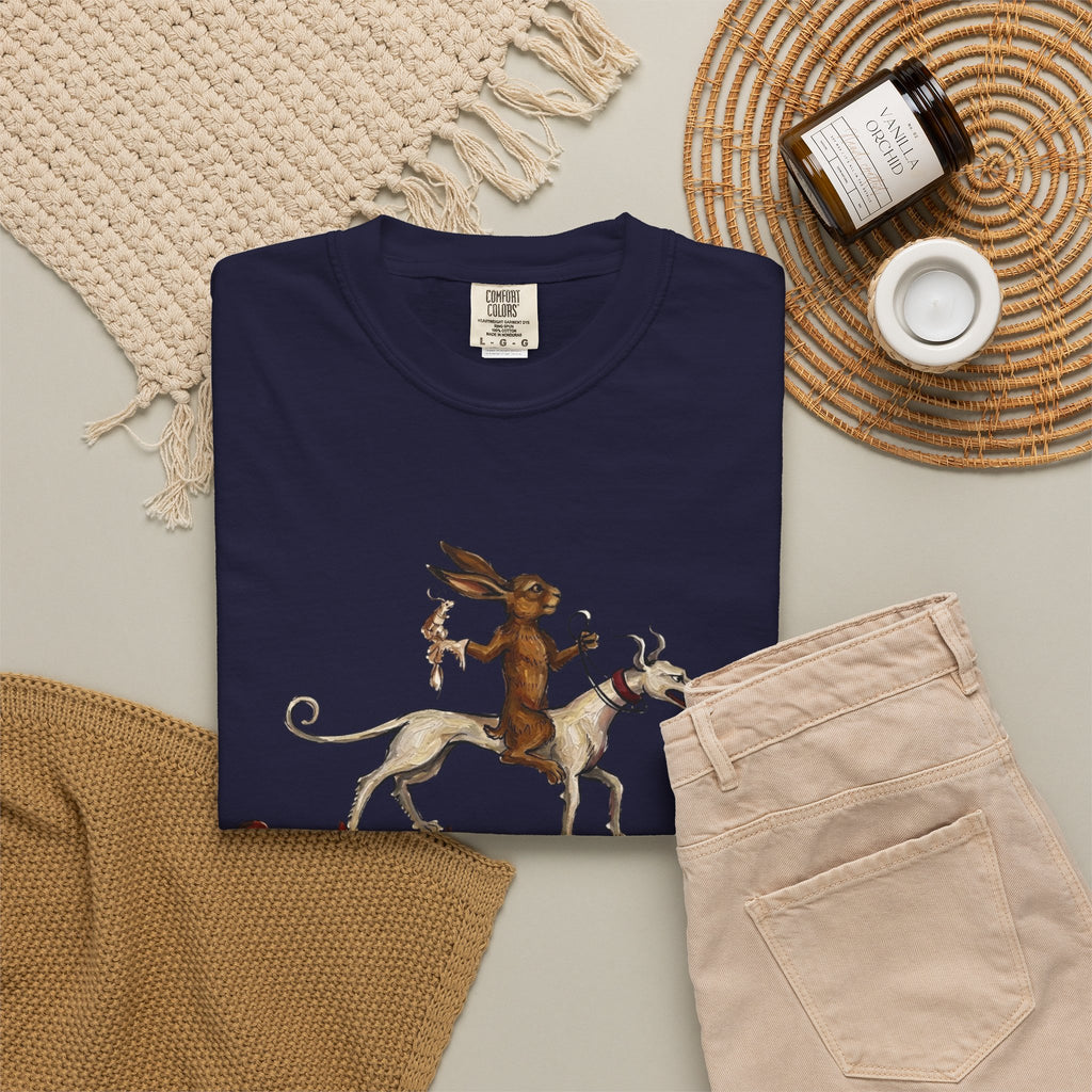Mythic Fox Rider T-Shirt — Vintage Folklore Graphic Tee
