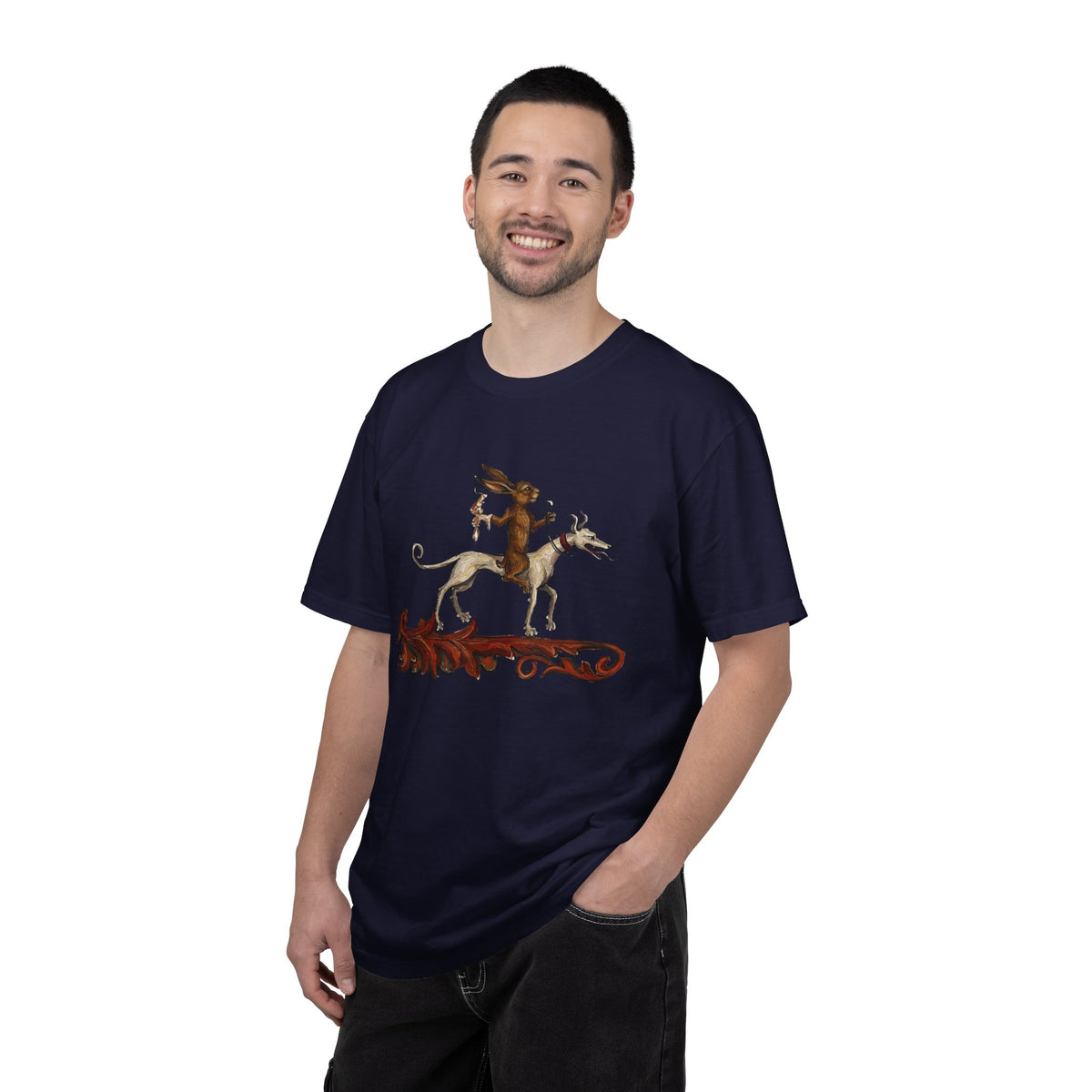 Mythic Fox Rider T-Shirt — Vintage Folklore Graphic Tee