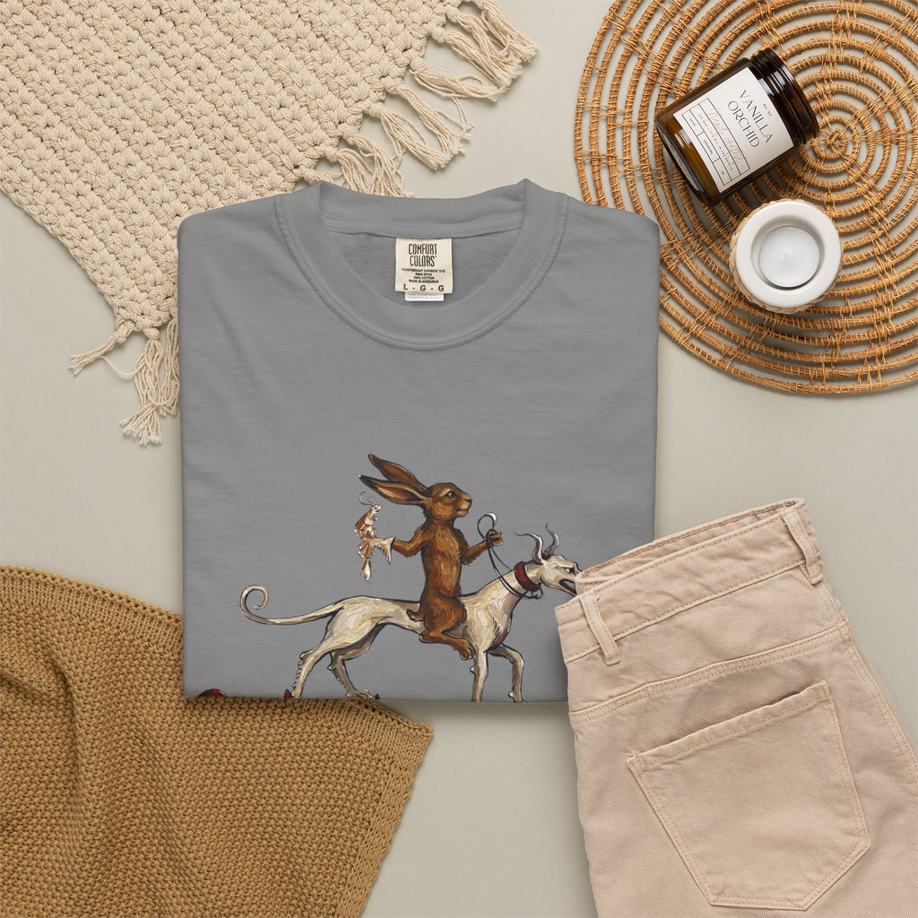 Mythic Fox Rider T-Shirt — Vintage Folklore Graphic Tee