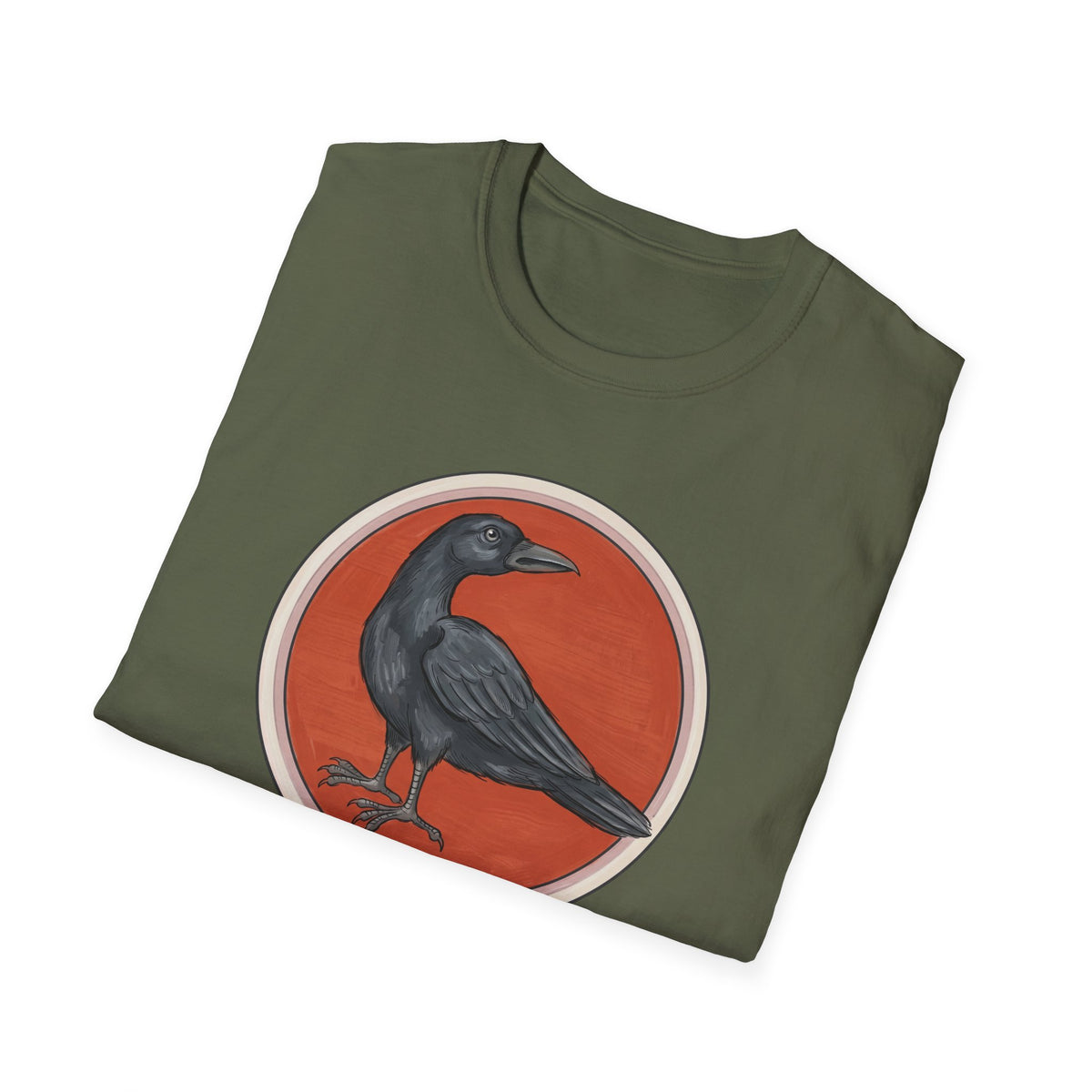 Medieval Crow T-Shirt — Bestiary Raven Roundel Graphic Tee