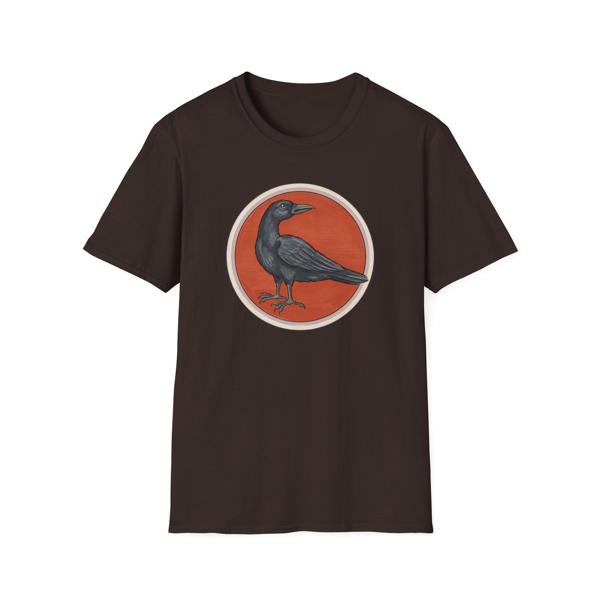 Medieval Crow T-Shirt — Bestiary Raven Roundel Graphic Tee