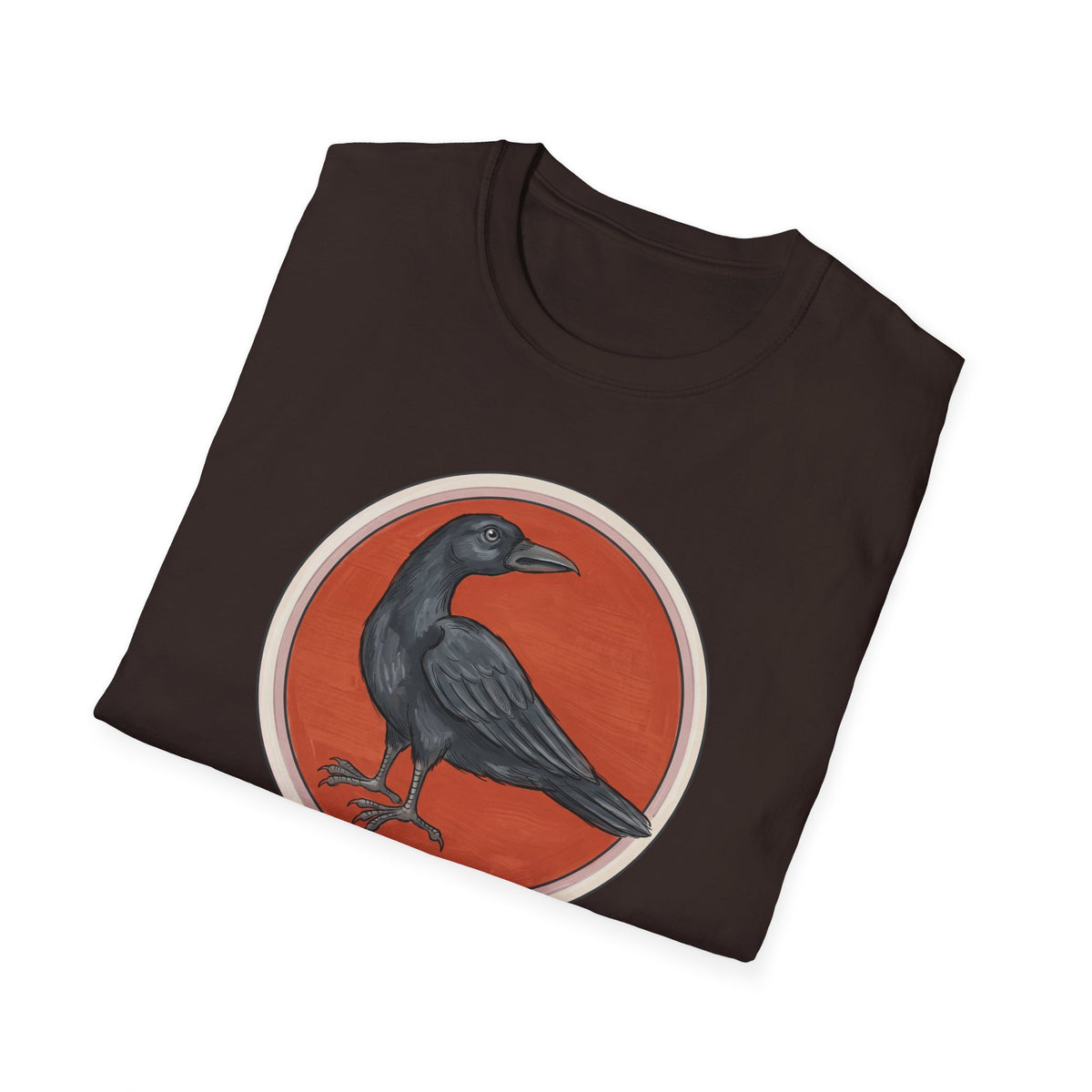 Medieval Crow T-Shirt — Bestiary Raven Roundel Graphic Tee