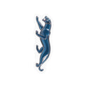 Blue Climbing Panther Sticker — Kiss-Cut Vinyl Decal for Laptops, Water Bottles & Windows