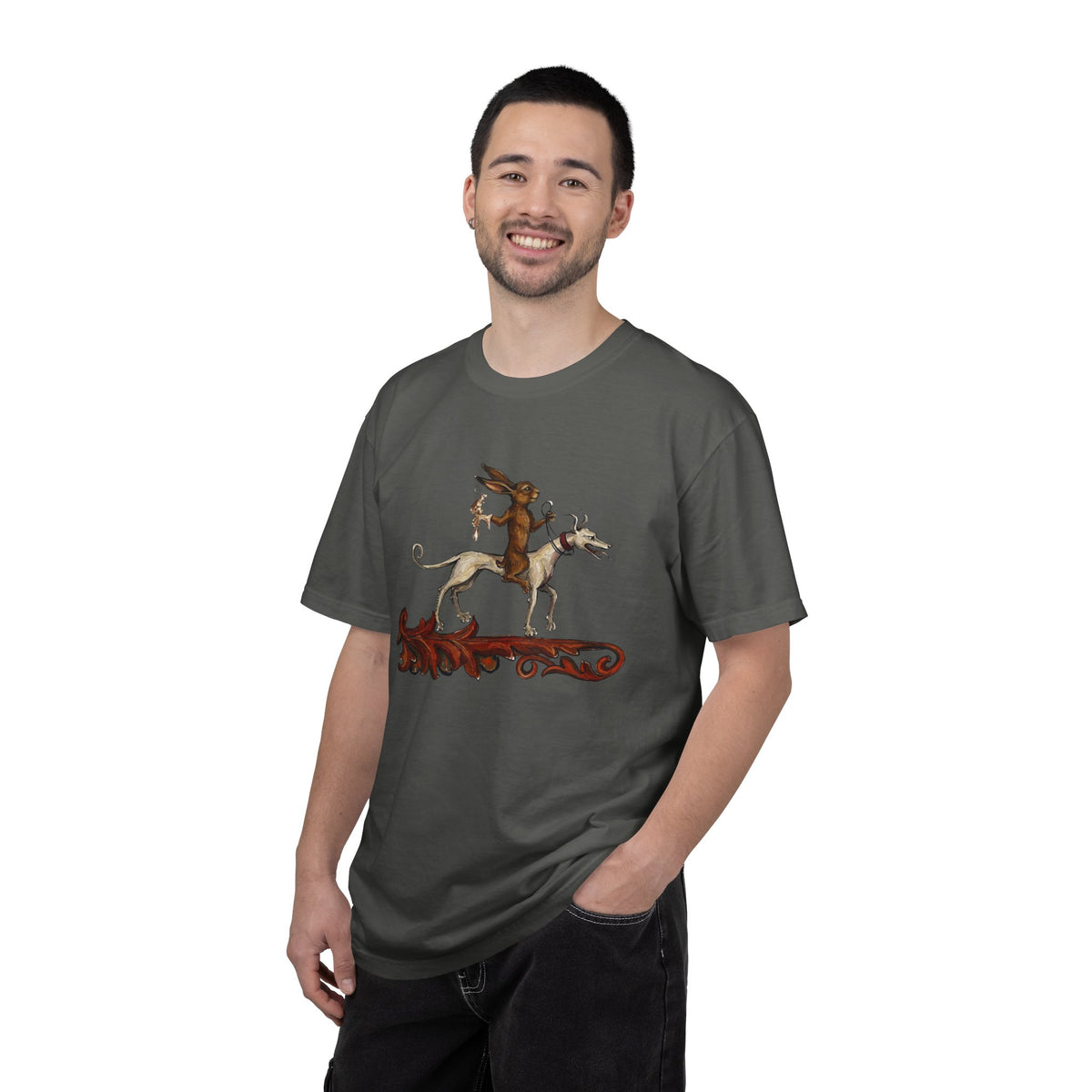 Mythic Fox Rider T-Shirt — Vintage Folklore Graphic Tee