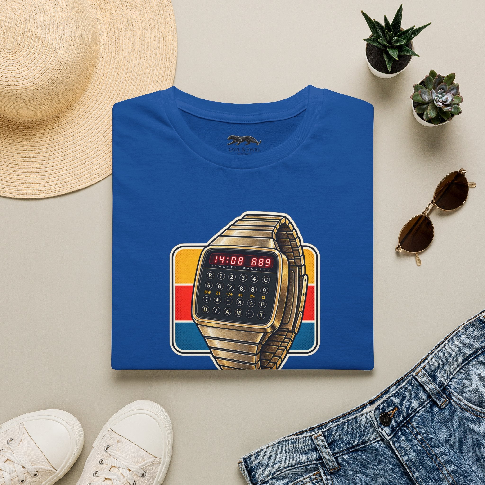 HP-01 Calculator Watch Tee