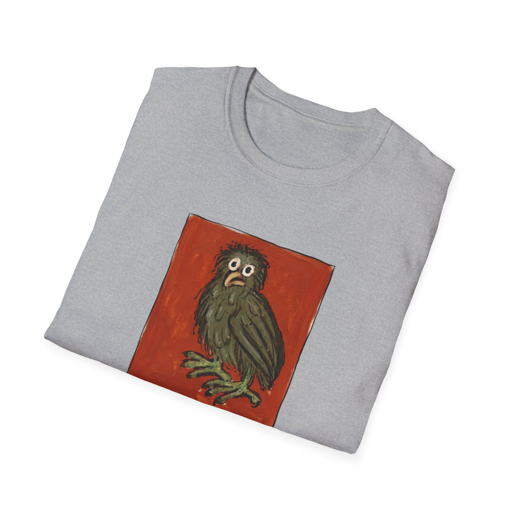 Monday Owl T‑Shirt – Funny Moody Bird Graphic Tee
