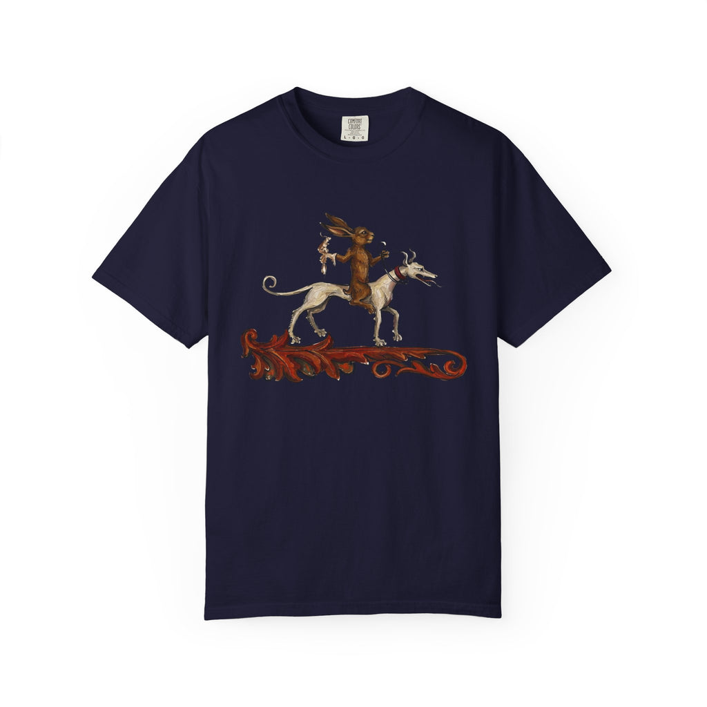Mythic Fox Rider T-Shirt — Vintage Folklore Graphic Tee