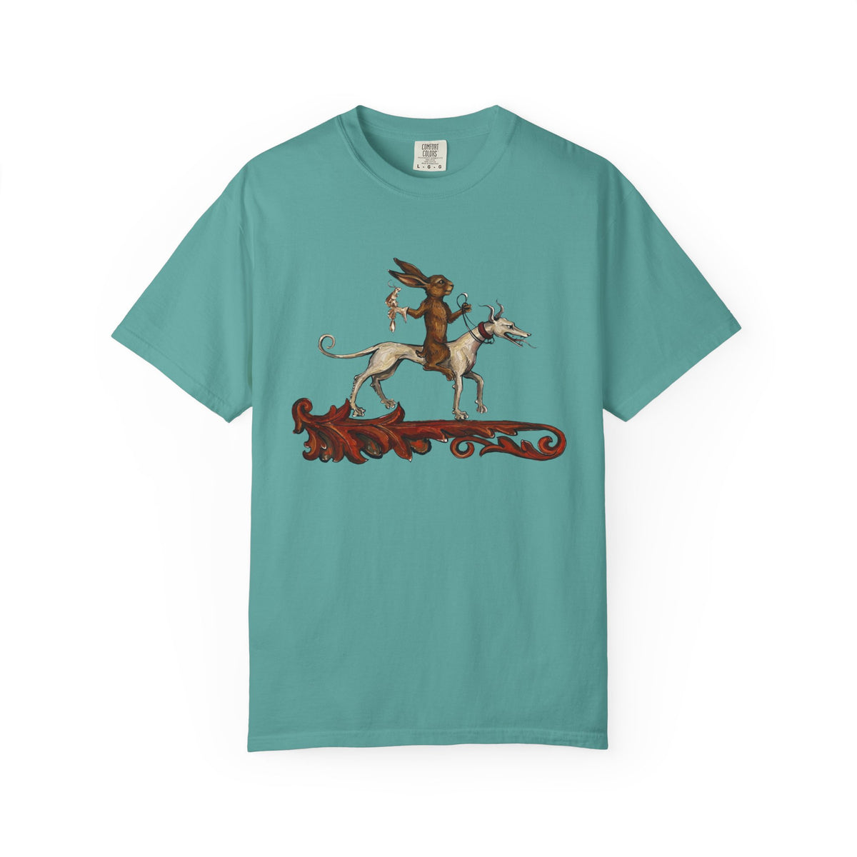 Mythic Fox Rider T-Shirt — Vintage Folklore Graphic Tee