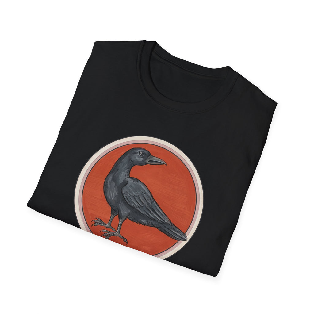 Medieval Crow T-Shirt — Bestiary Raven Roundel Graphic Tee