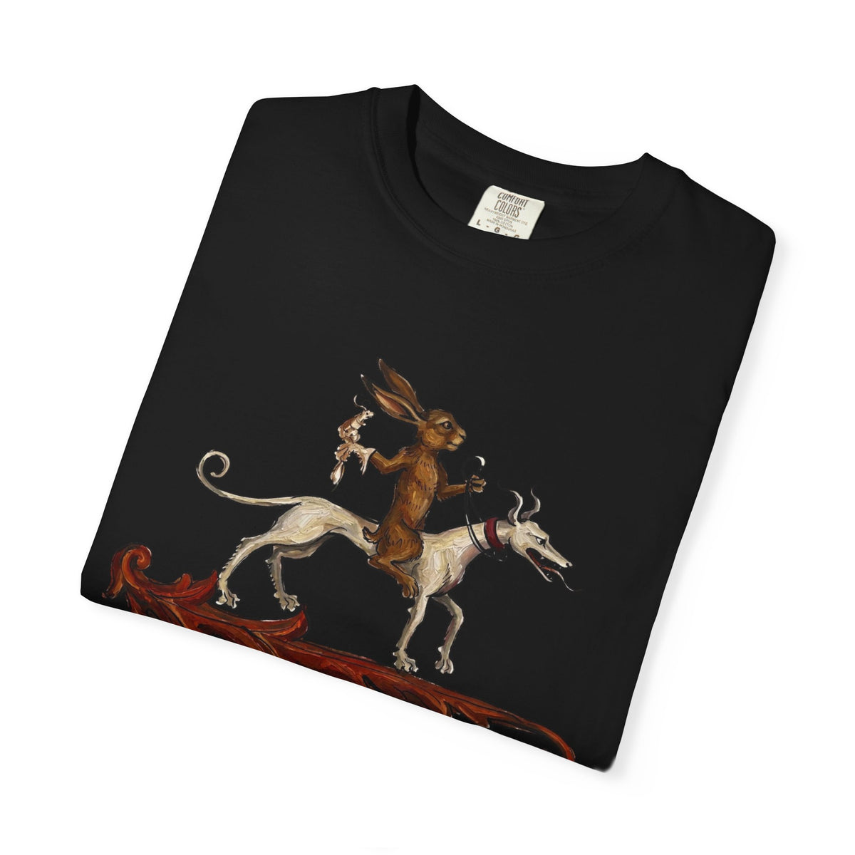 Mythic Fox Rider T-Shirt — Vintage Folklore Graphic Tee