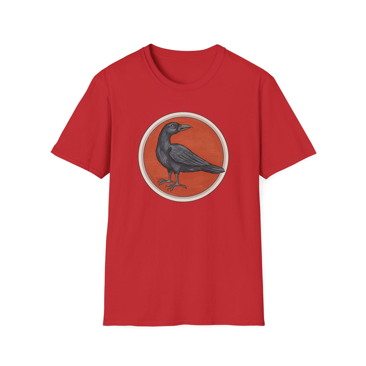 Medieval Crow T-Shirt — Bestiary Raven Roundel Graphic Tee