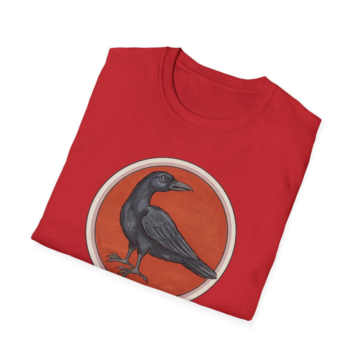 Medieval Crow T-Shirt — Bestiary Raven Roundel Graphic Tee