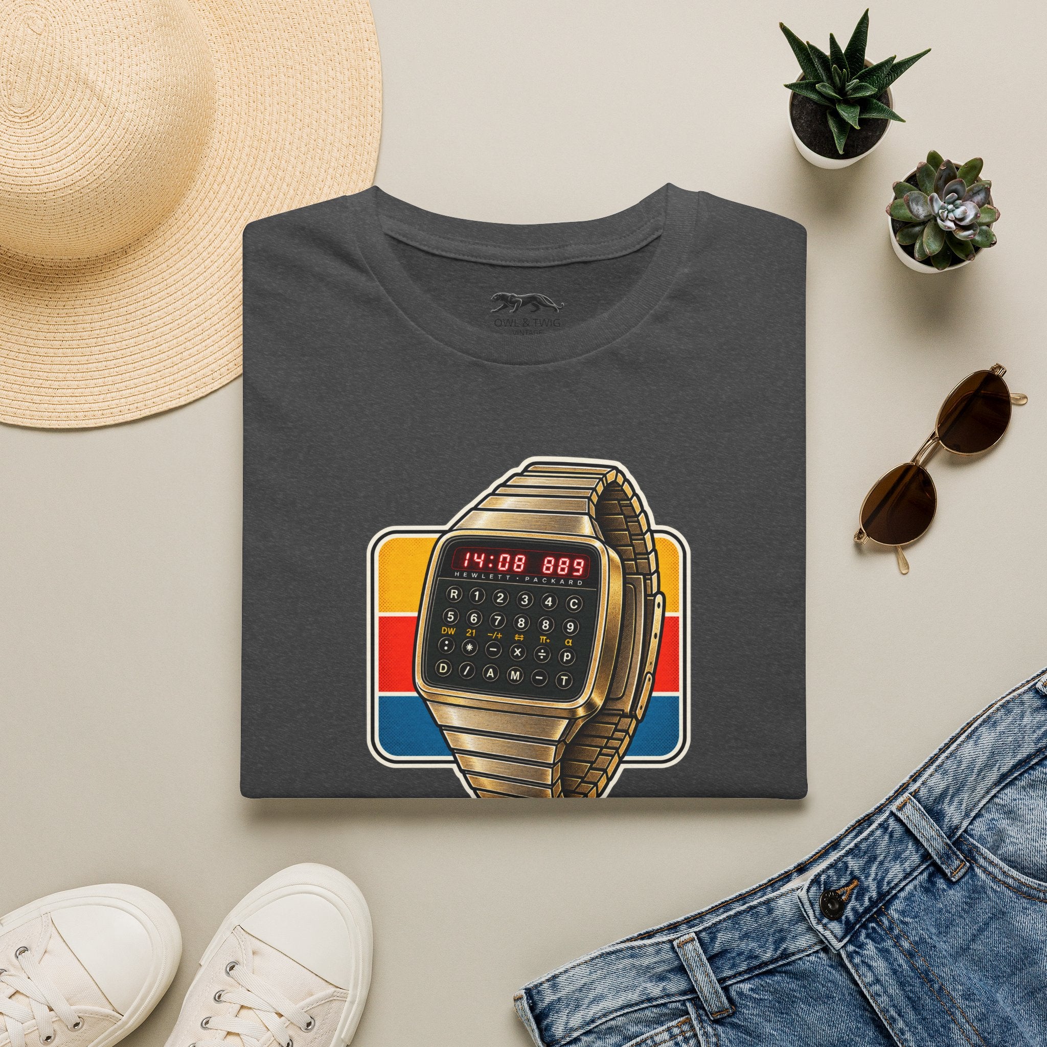 HP-01 Calculator Watch Tee