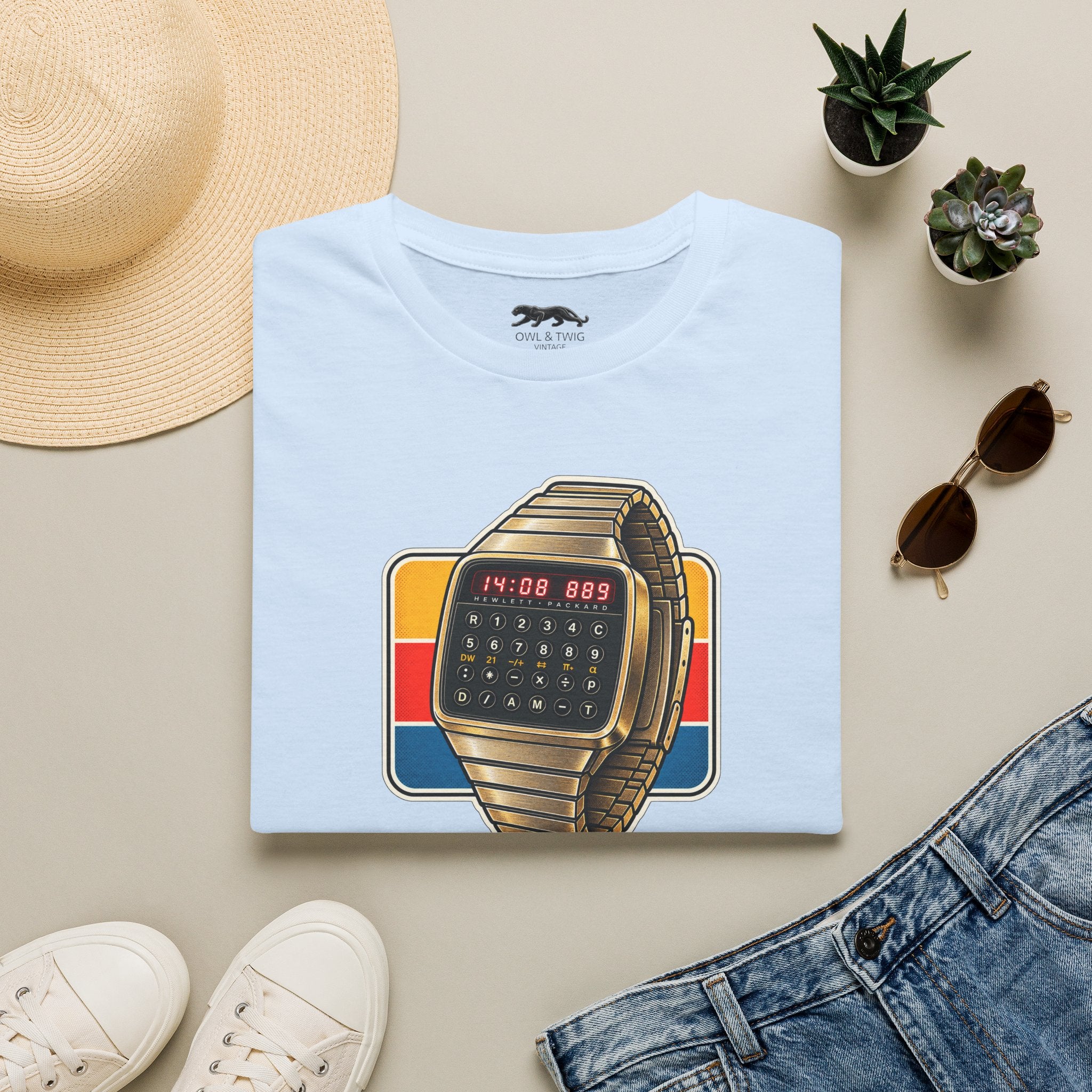 HP-01 Calculator Watch Tee