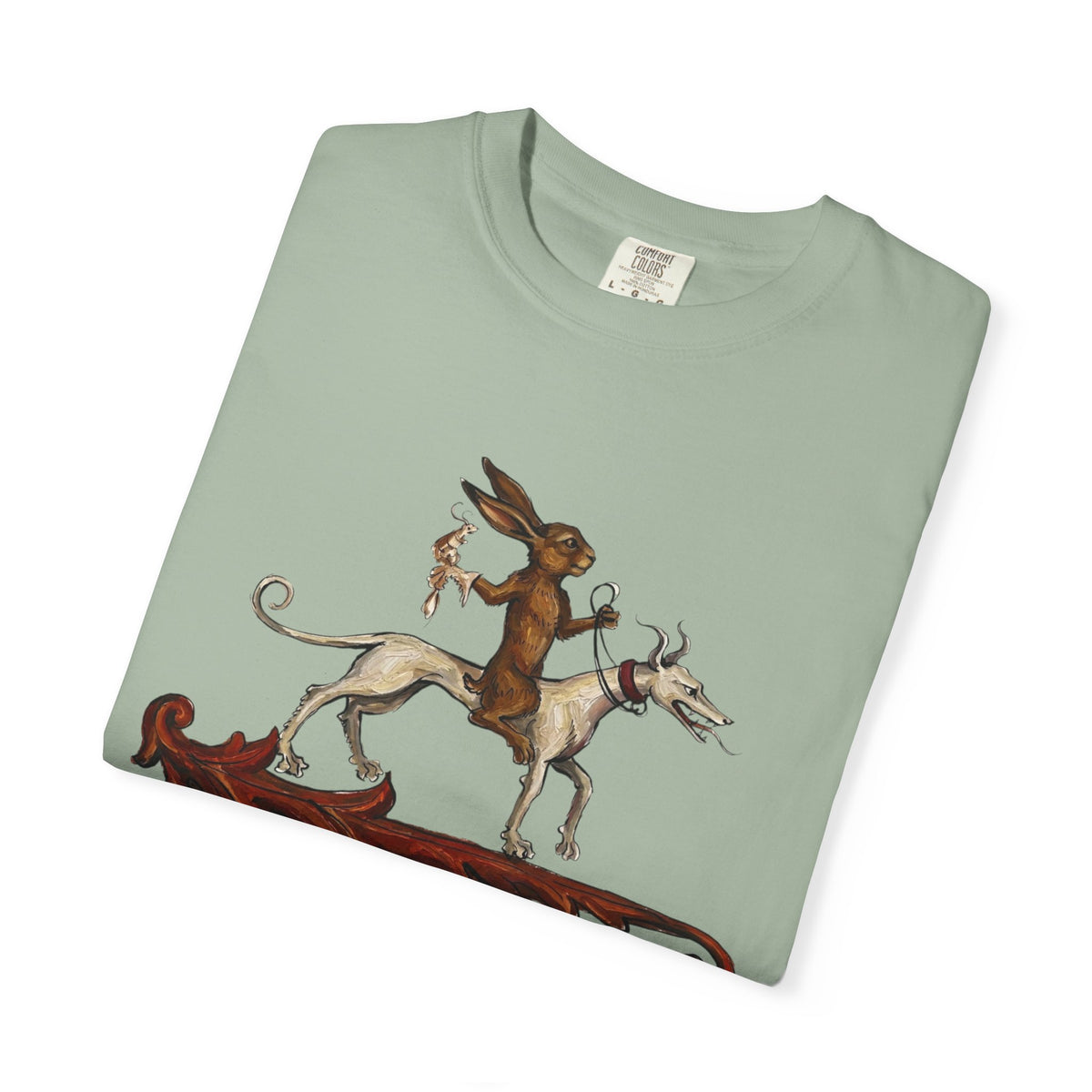 Mythic Fox Rider T-Shirt — Vintage Folklore Graphic Tee