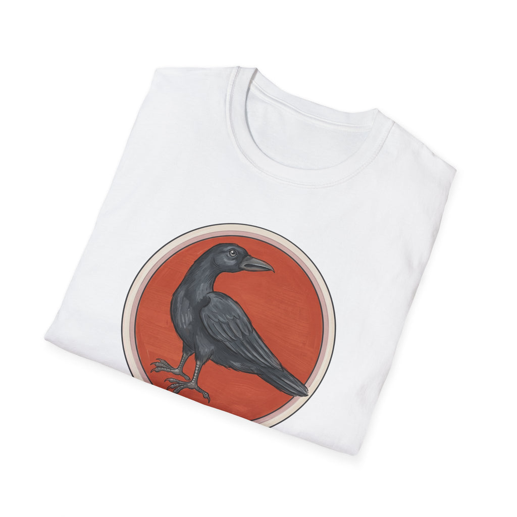 Medieval Crow T-Shirt — Bestiary Raven Roundel Graphic Tee