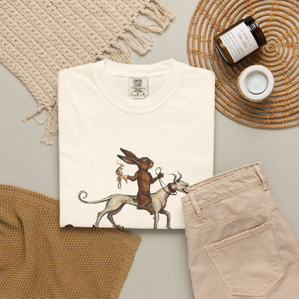 Mythic Fox Rider T-Shirt — Vintage Folklore Graphic Tee