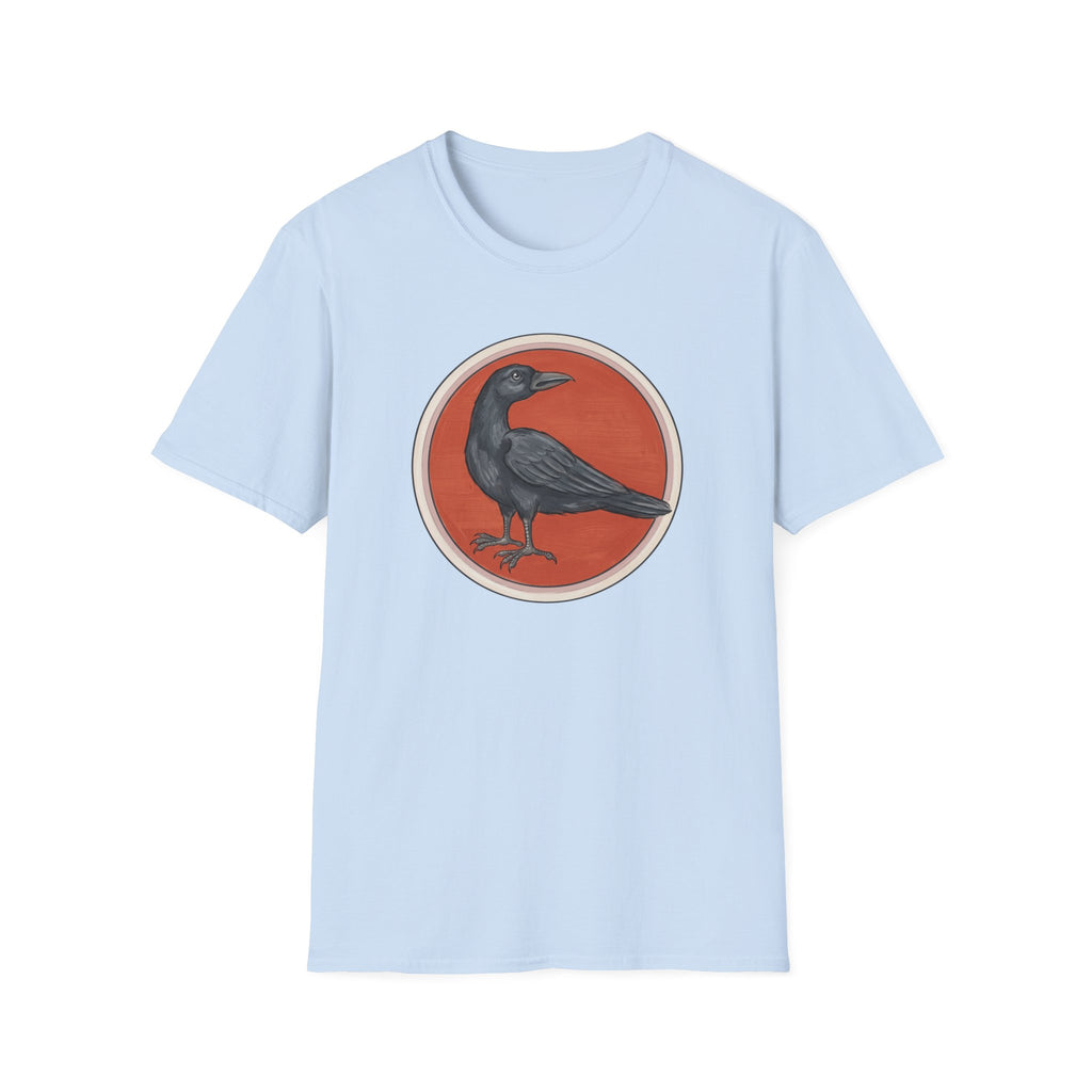 Medieval Crow T-Shirt — Bestiary Raven Roundel Graphic Tee