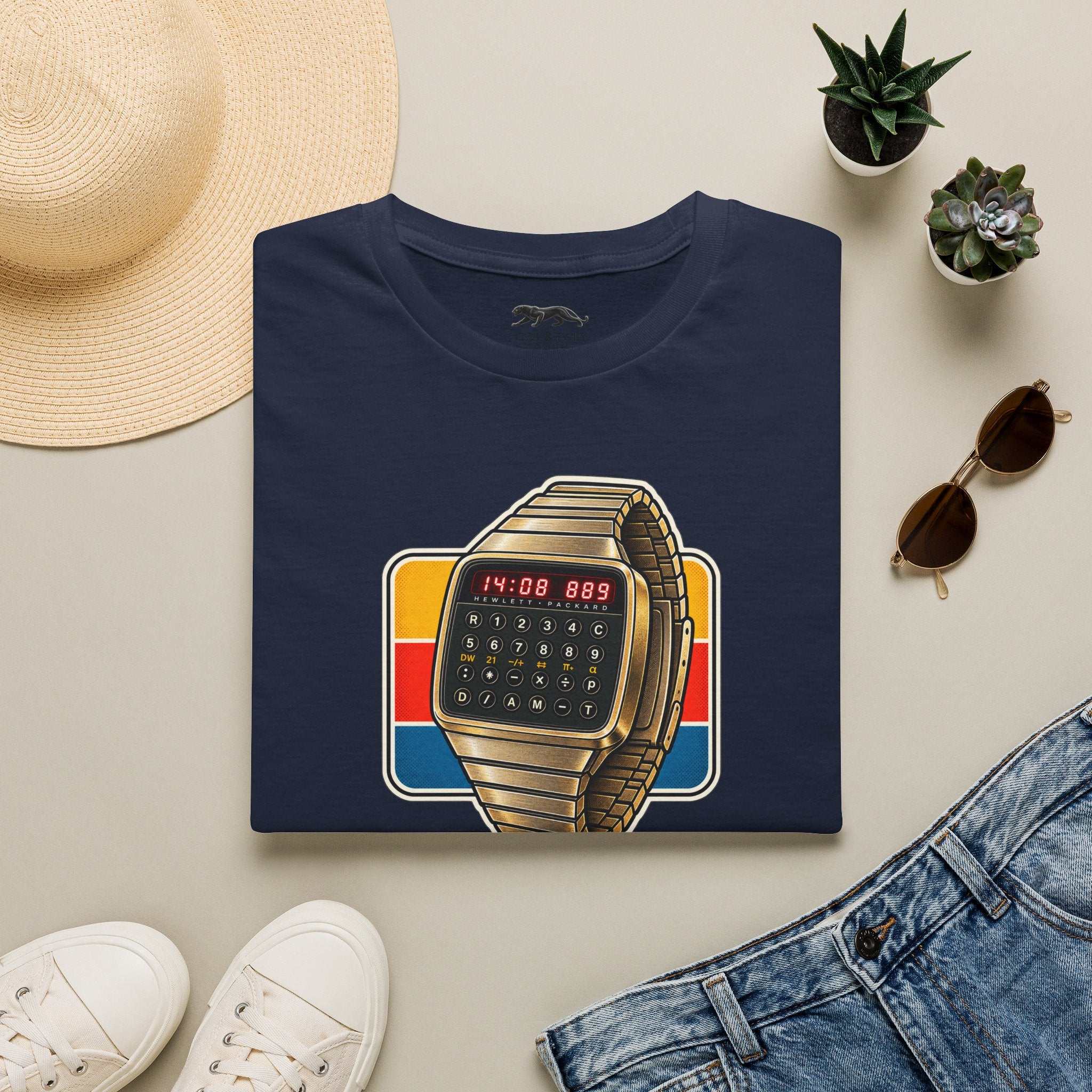 HP-01 Calculator Watch Tee