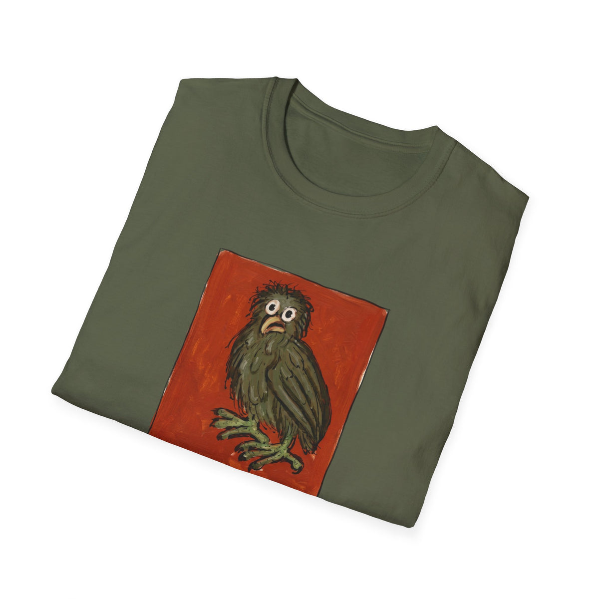 Monday Owl T‑Shirt – Funny Moody Bird Graphic Tee