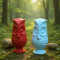 Viking Owl figurine for desk or shelf