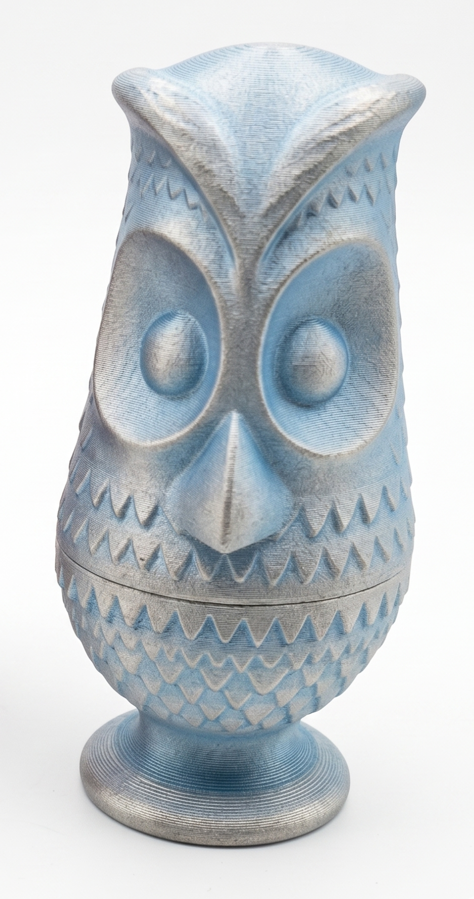 Viking Owl aluminum keychain
