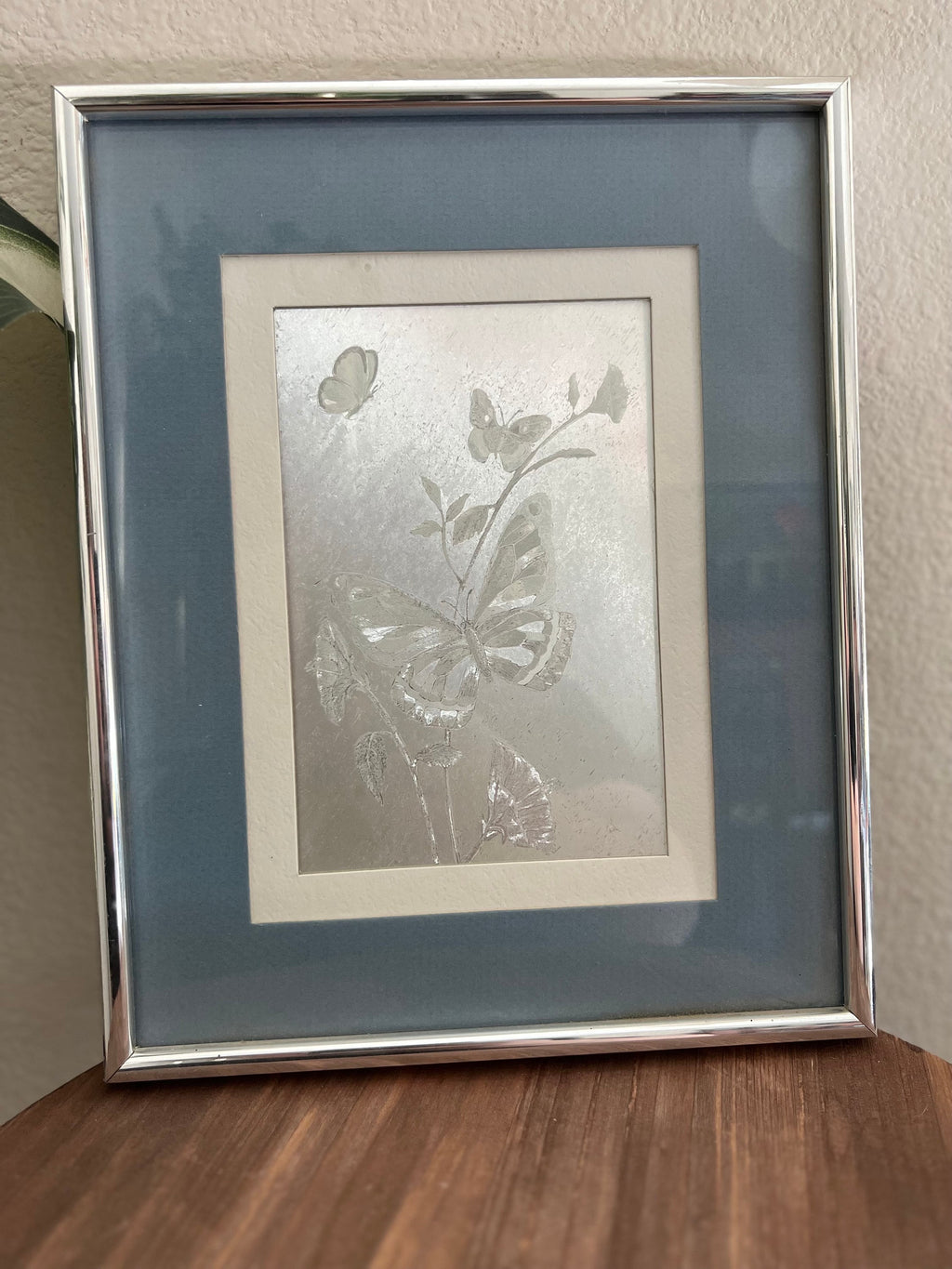Manifestations Gold Butterfly Framed Wall Art Optical Illusionary Authentic