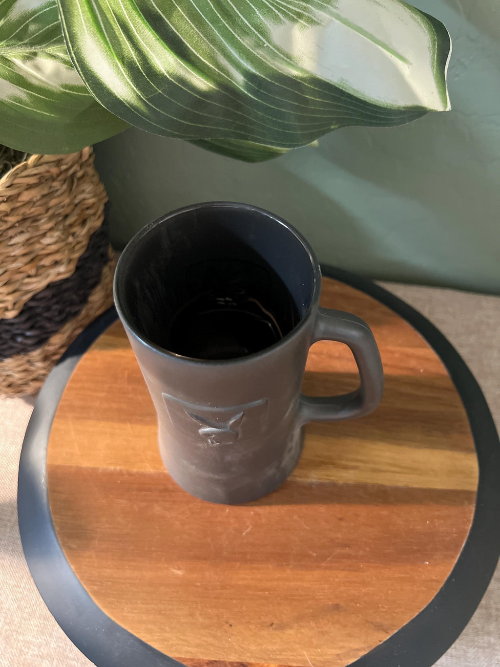Vintage PLAYBOY CLUB Charcoal Glass Souvenir Beer Stein (Mug,Tankard)